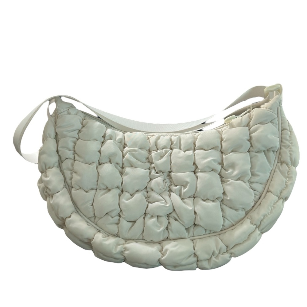 Wild Fable Half Moon Crossbody Bag in White